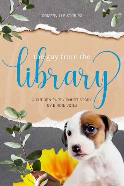 A Jack Russell puppy against a backdrop of Australian flora. The Guy from the Library by Birdie Song.